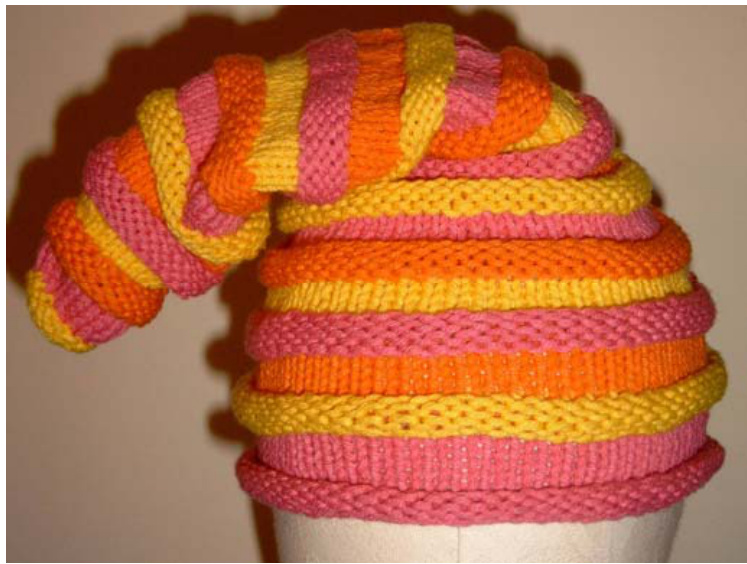 Coney Tat Knitting Pattern by Vyvyan Neel - Bright & Fun Children's Hat Design pattern preview