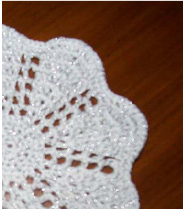 Radiant Coaster/Doily Crochet Pattern: Easy DIY Project with Metallic Thread pattern preview