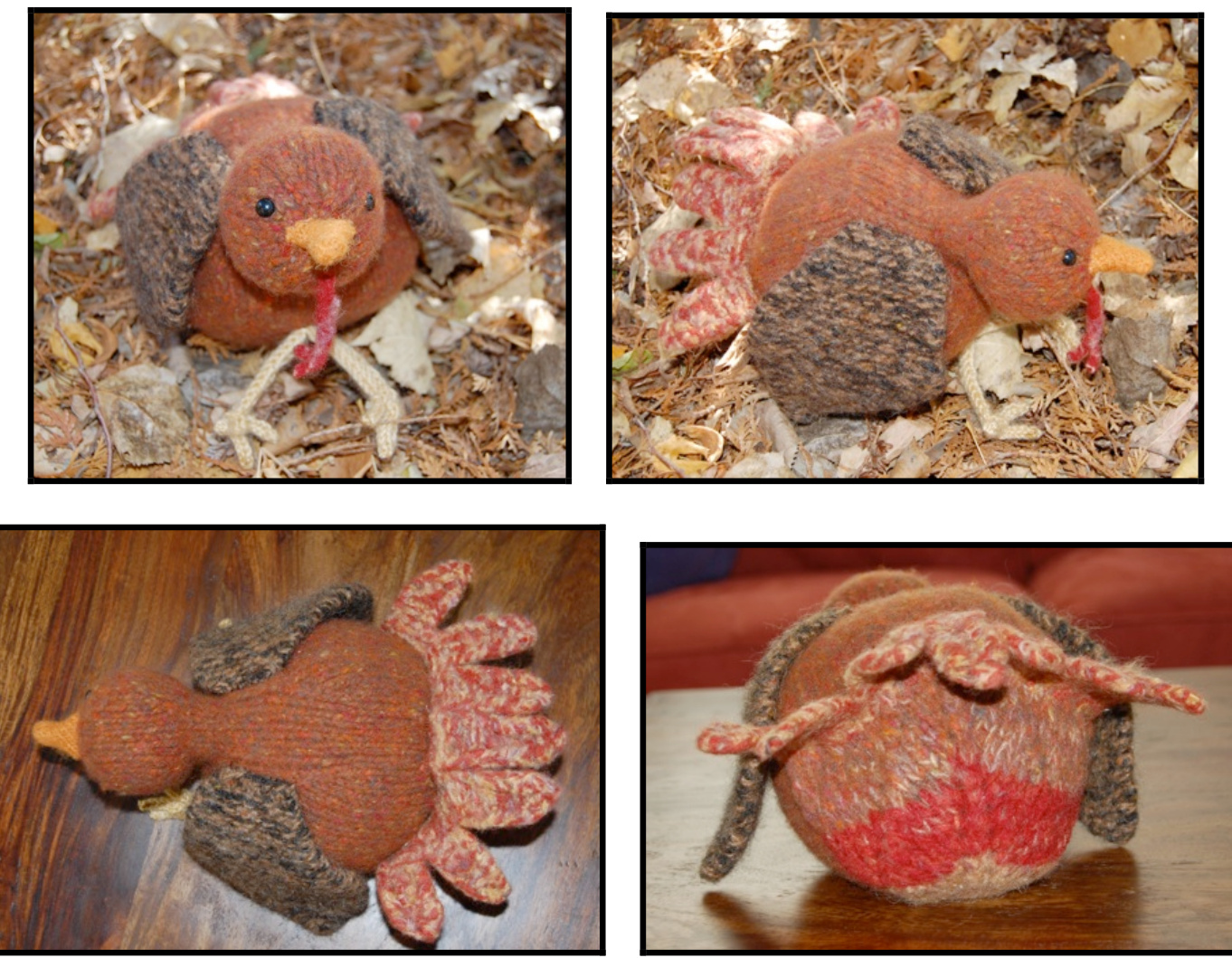 Ruthless Knitting's Felted Turkey Pattern: A Step-by-Step Guide pattern preview