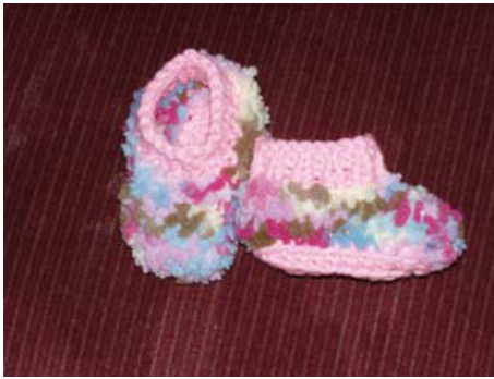 Cozy Fuzzy Slippers Pattern for American Girl Dolls by Pamala Feldpausch pattern preview