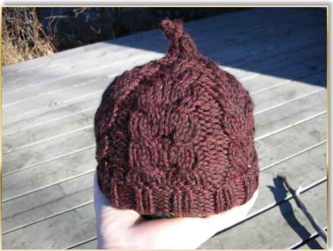 Cozy Cabled Baby Hat Pattern for 0-3 Months: A Step-by-Step Knitting Guide pattern preview