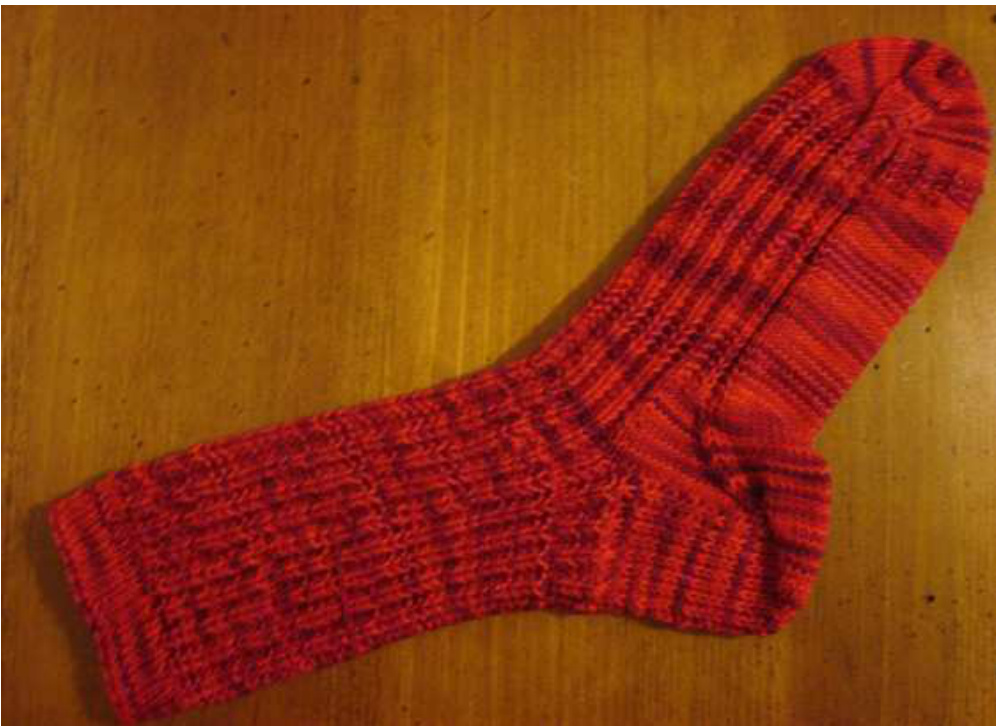 Guided Tutorial for Knitting a Customizable Sock with Gusset and Toe Shaping pattern preview