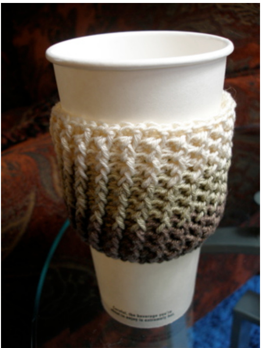 Elevate Your Coffee Style: Intermediate Crochet Pattern for Ribbed Coffee Cup Sleeves - Café Couture by The Crochet Dude pattern preview