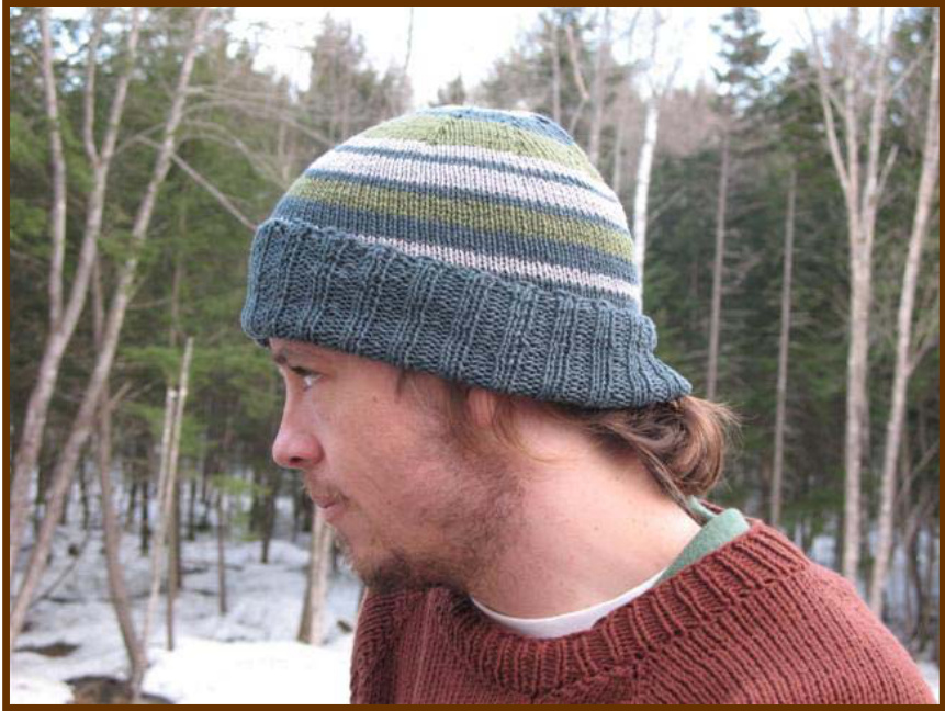 Cozy Hemp Beanie Knitting Pattern: The Brown Stitch Design by Elizabeth Smith pattern preview