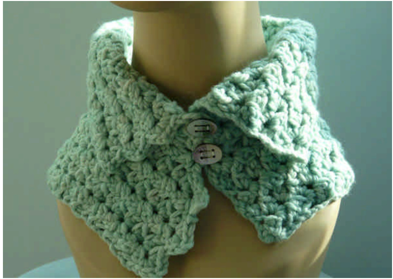 Easy Glamour Crochet Neck Warmer Pattern by Karen Boykin | Chunky Yarn Design Tutorial pattern preview