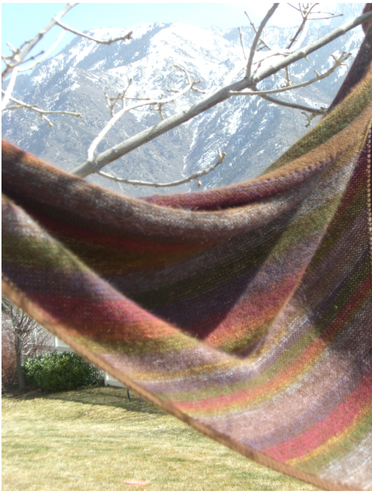 KidSilk Haze Shawl Pattern by Susan Newhall pattern preview