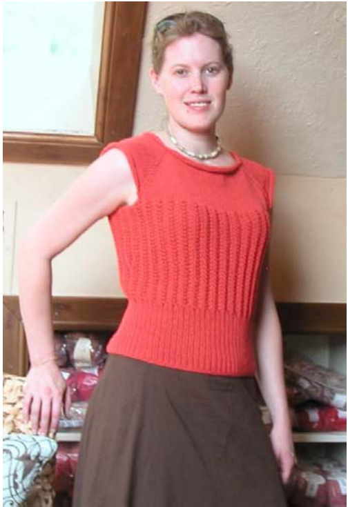 Top Down Tee Pattern: A Versatile, Seasonless, and Seamless Knitting Project by Rebecca Airmet pattern preview