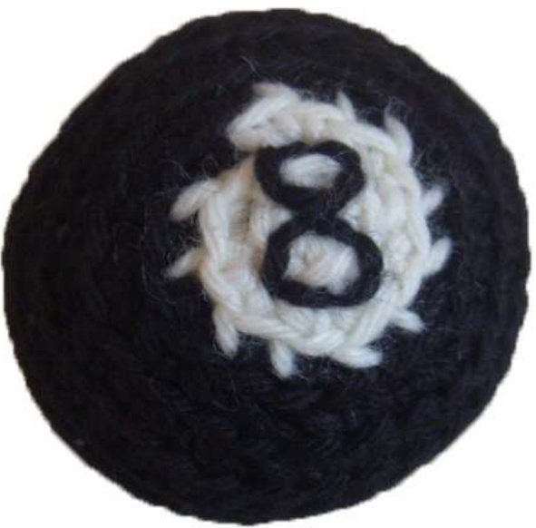 Crochet Pattern: FreshStitches' Adorable 8 Ball Amigurumi Design by Stacey Trock pattern preview