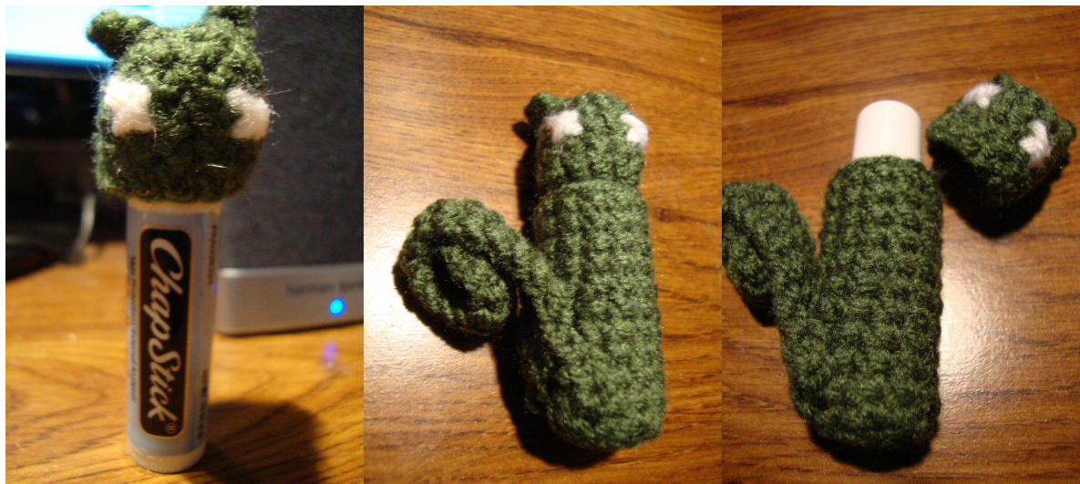 Crochet Pattern: Adorable Sickly Squirrel Chapstick Cozy by Cherene Reyes pattern preview