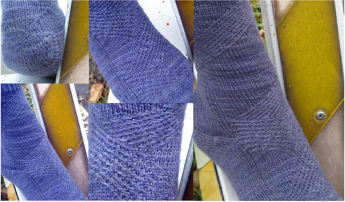 Loumms Year of Socks: Sinusoida Pattern for Knitting Enthusiasts pattern preview