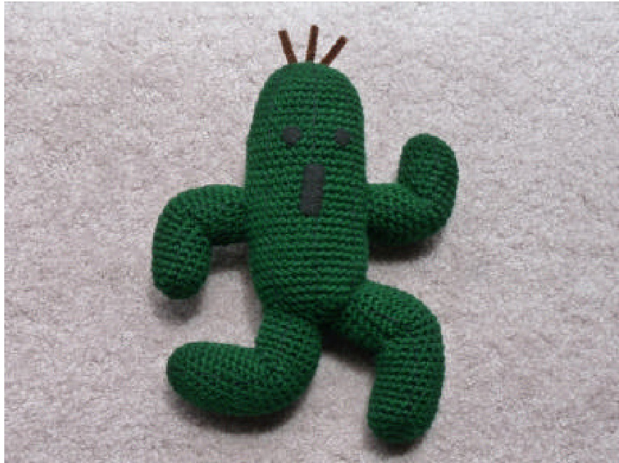 Cactuar Amigurumi Pattern: Crochet Your Own Final Fantasy Icon pattern preview