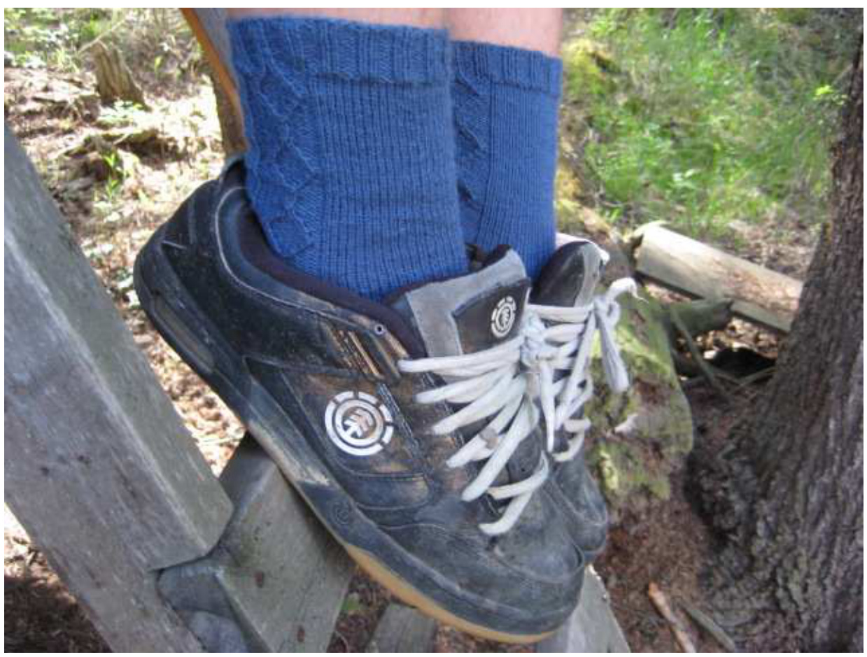 Rocks and Rivers Handknit Sock Pattern by Kate Knuff for Fall Season pattern preview