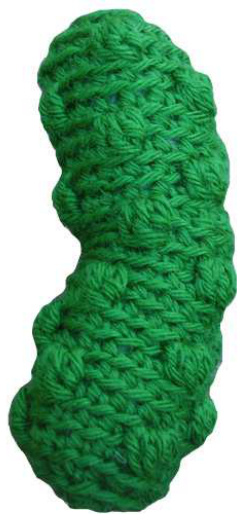 Crochet Christmas Pickle Ornament Pattern by FreshStitches - A Unique Holiday Decoration pattern preview