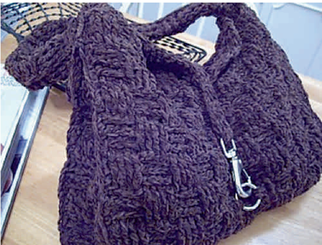 Basketweave Purse Crochet Pattern for Advanced Beginners by Donna Okoro pattern preview