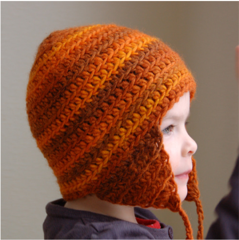 Maia's Hat Pattern: Quick & Easy Earflap Hat for All Ages (Newborn to Adult) pattern preview