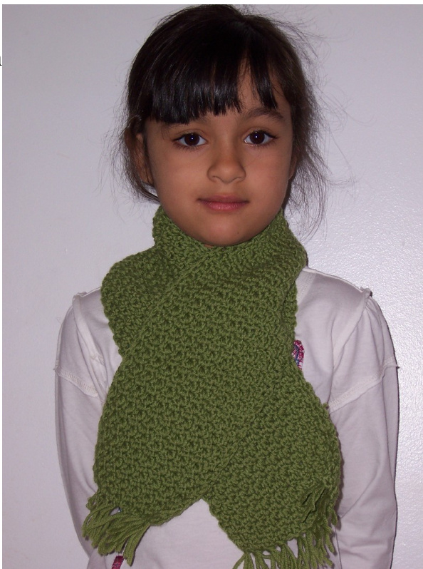 Cozy Citrus Raf Scarf Crochet Pattern by Anna Tirat-Gefen - Merino Yarn Tutorial pattern preview