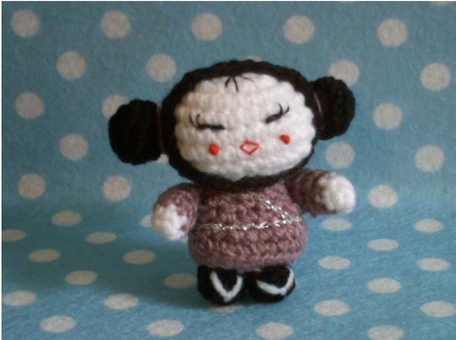 Crochet Pattern: Geisha Doll by La Fe Crochete - A Step-by-Step Guide for Beginners to Advanced Beginners pattern preview