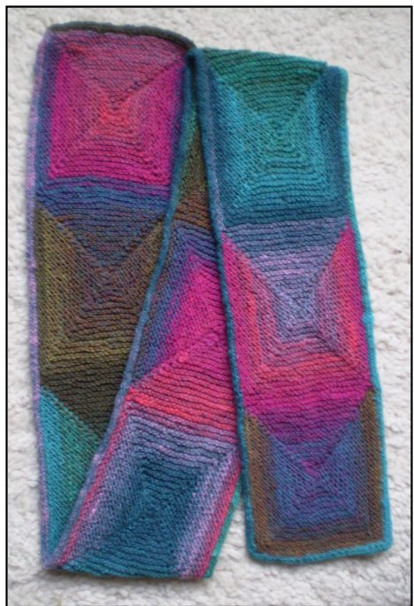 Chevron Scarf Pattern by Frankie Brown: A Step-by-Step Knitting Guide pattern preview