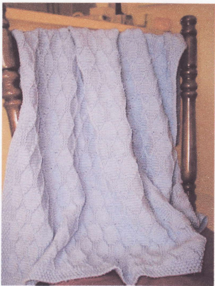 Quilted Blocks Baby Blanket Pattern by Beverly Shipley: A Step-by-Step Knitting Guide pattern preview