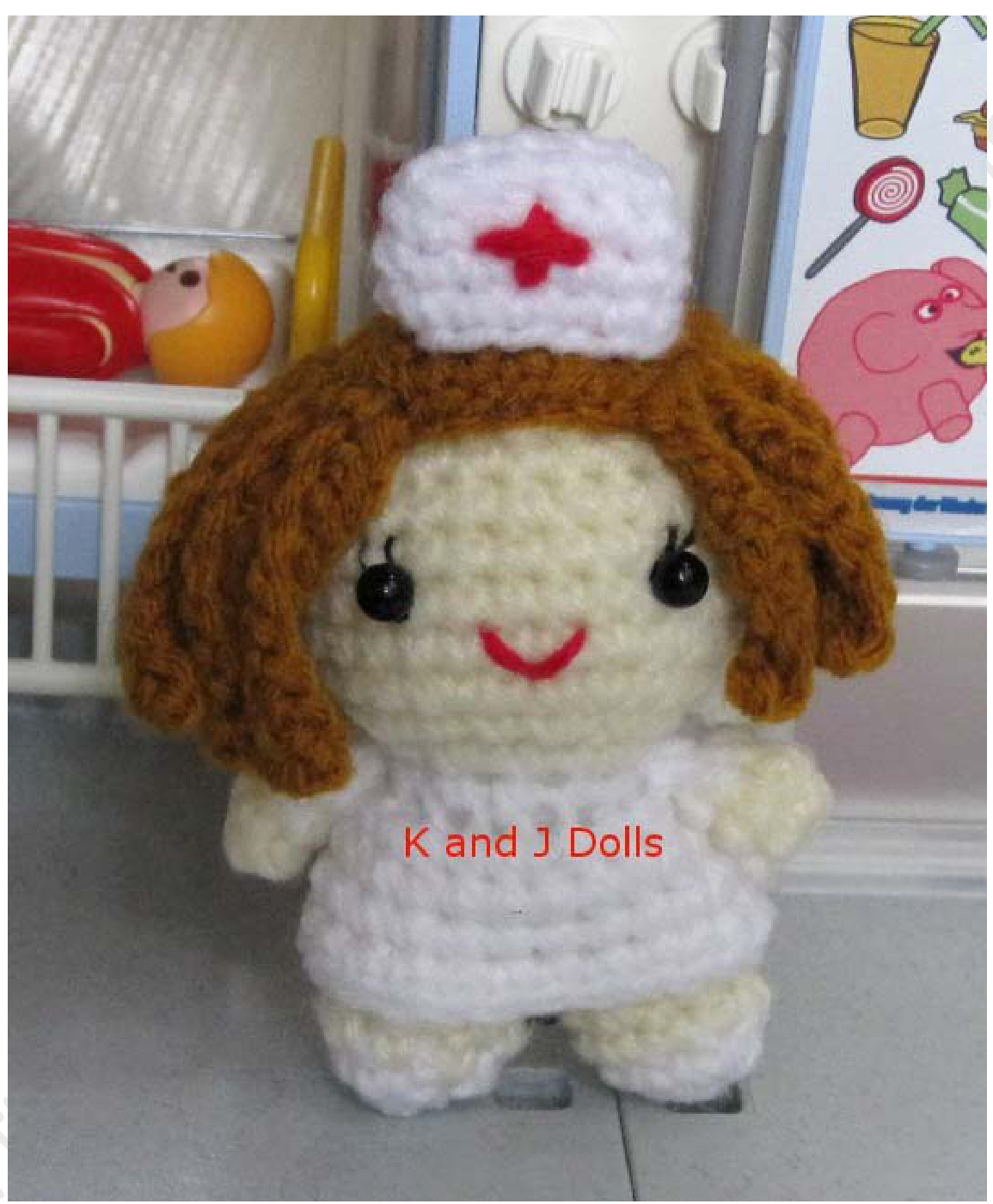 Kleine Krankenschwester Amigurumi Anleitung: Gratis-Muster für eine Süße Pflegekraft Figur pattern preview