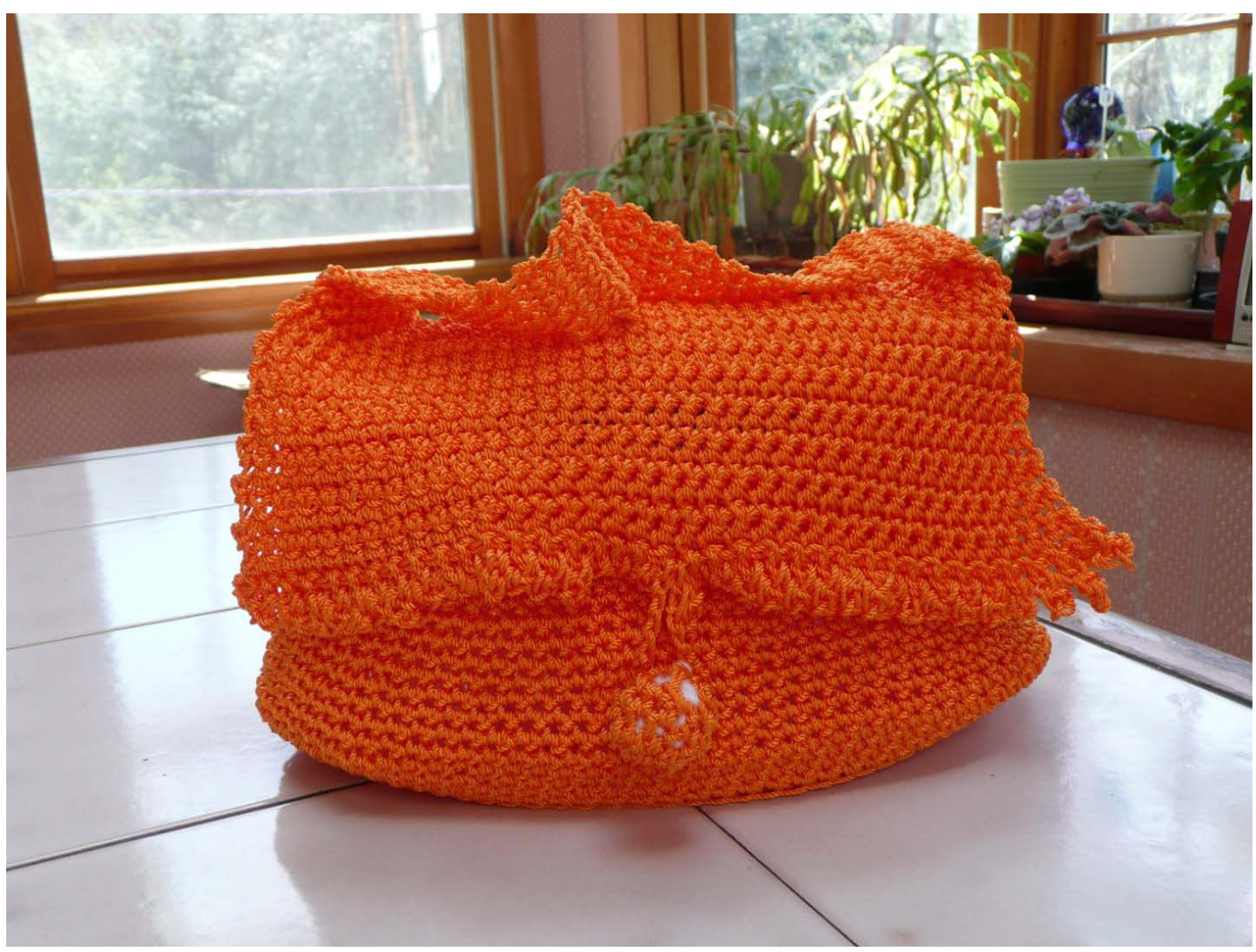 Crochet Pattern for Time for Lunch Bag Designed by Patricia Lubelczyk with Detailed Instructions pattern preview