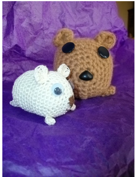 Crochet Hamster Pattern: Large and Small Sizes with Detailed Instructions and Guidelines pattern preview