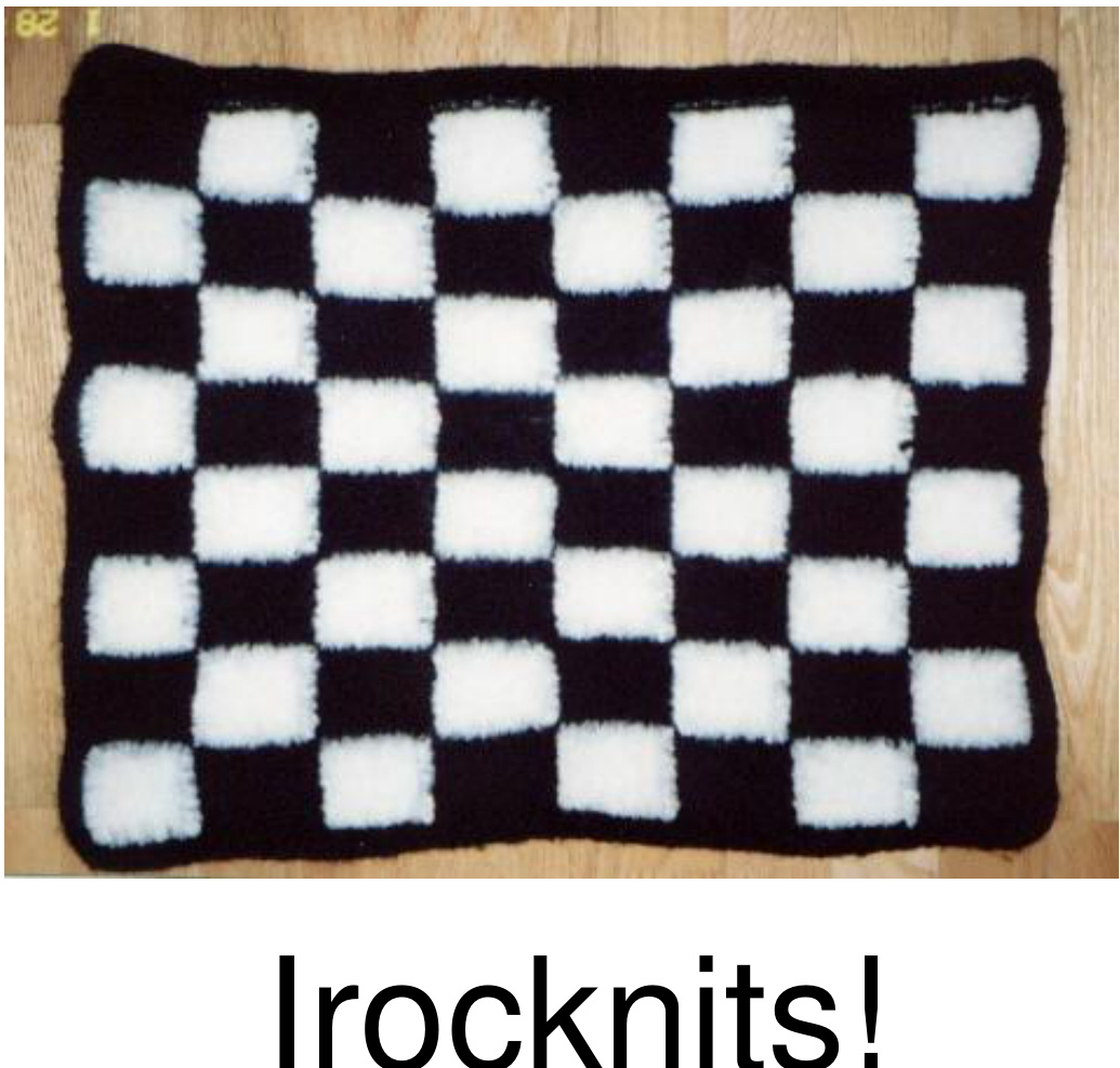 Felted CheckerChess Board Knitting Pattern by Cori Eichelberger with Detailed Instructions and Felting Guide pattern preview