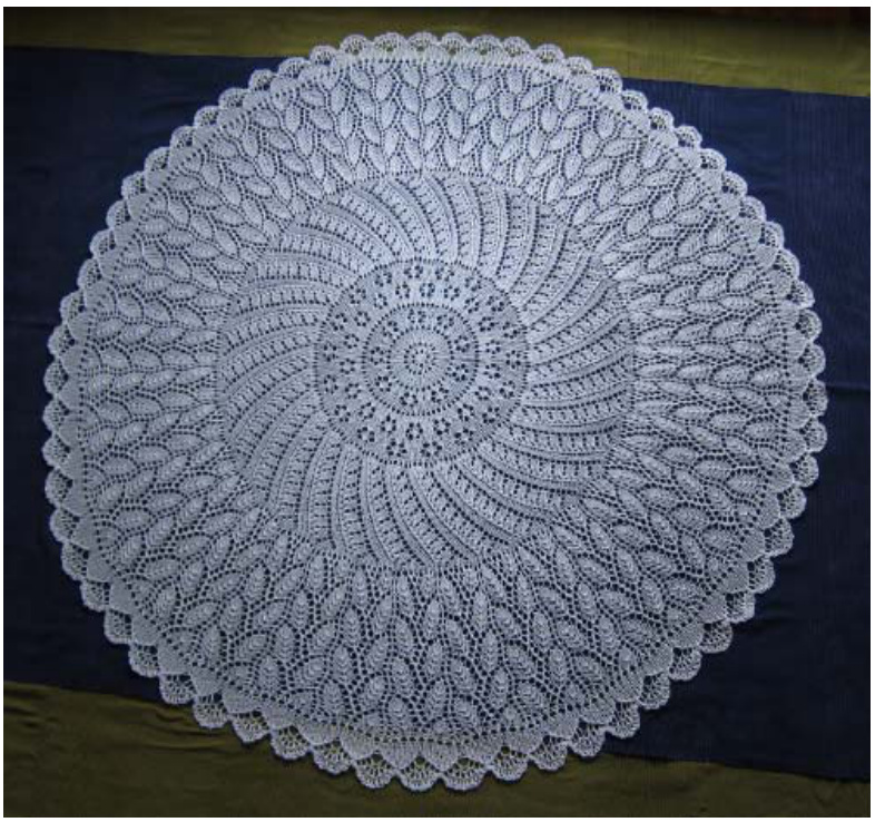 EZ 100th Anniversary PI Shawl: Camping - A Tribute to Elizabeth Zimmermann's Knitting Legacy pattern preview