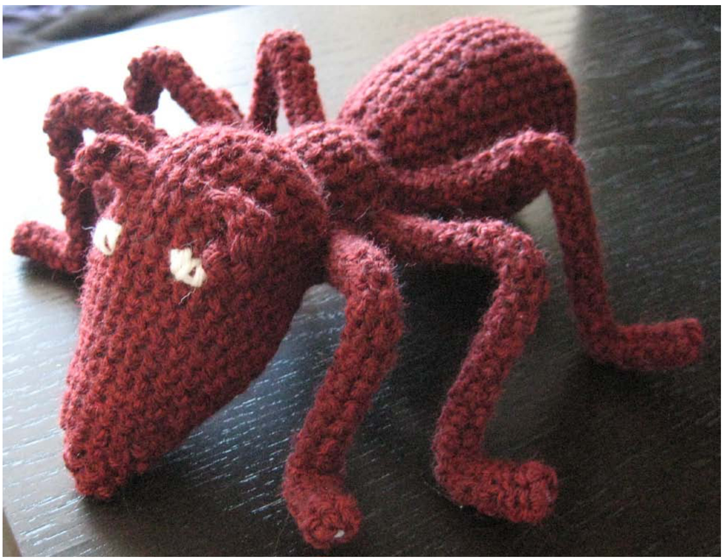 Amigurumi Ant Pattern: Crochet Tutorial with Detailed Instructions and Photos by Claire Houck pattern preview