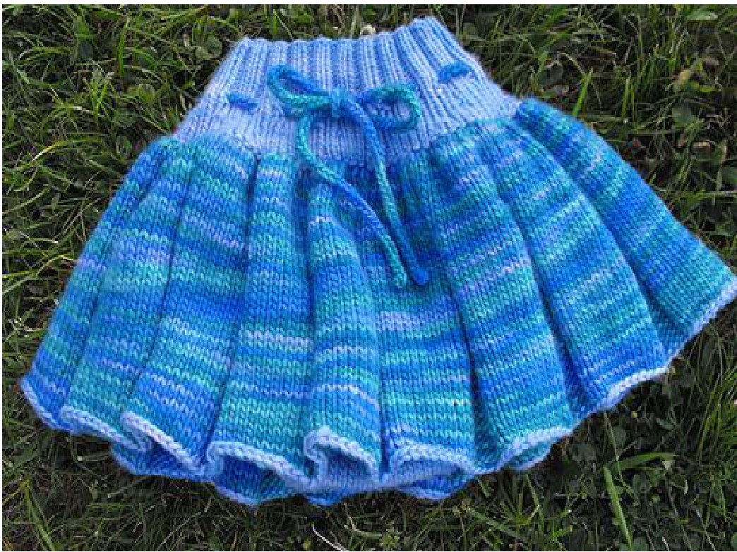 Girly-Girl Skirty Soaker Pattern by Amy Kenagy: A Knitting Recipe for Customizable Baby Soakers and Skirts pattern preview