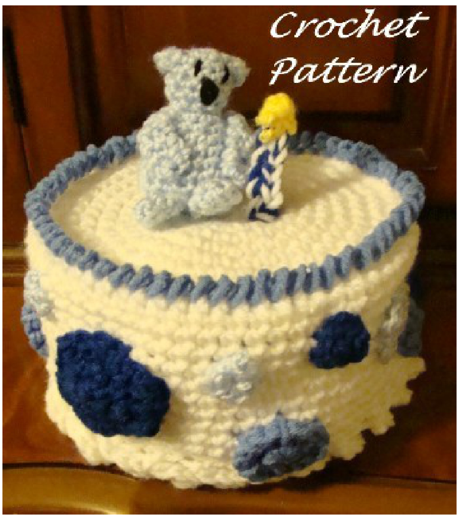 1st Birthday Cake Hat Crochet Pattern by Sandy's Cape Cod Originals, Detailed Guide with Bear, Candle, and Decorations pattern preview