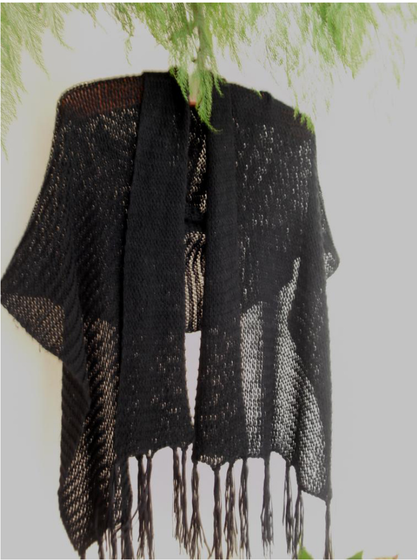 Simple Shawl Pattern for Beginners: Knit a Versatile Rectangular Piece with Cotton and Acrylic Yarns pattern preview