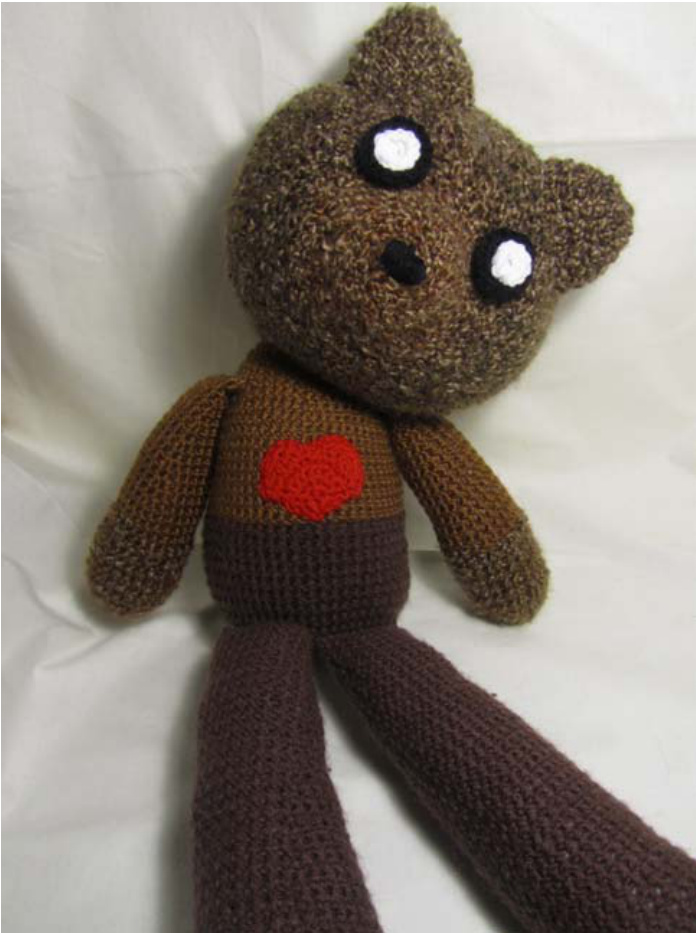 Crochet Pattern for John Bear: A Cuddly Companion for Sick Children with Heartwarming Story and Detailed Instructions pattern preview