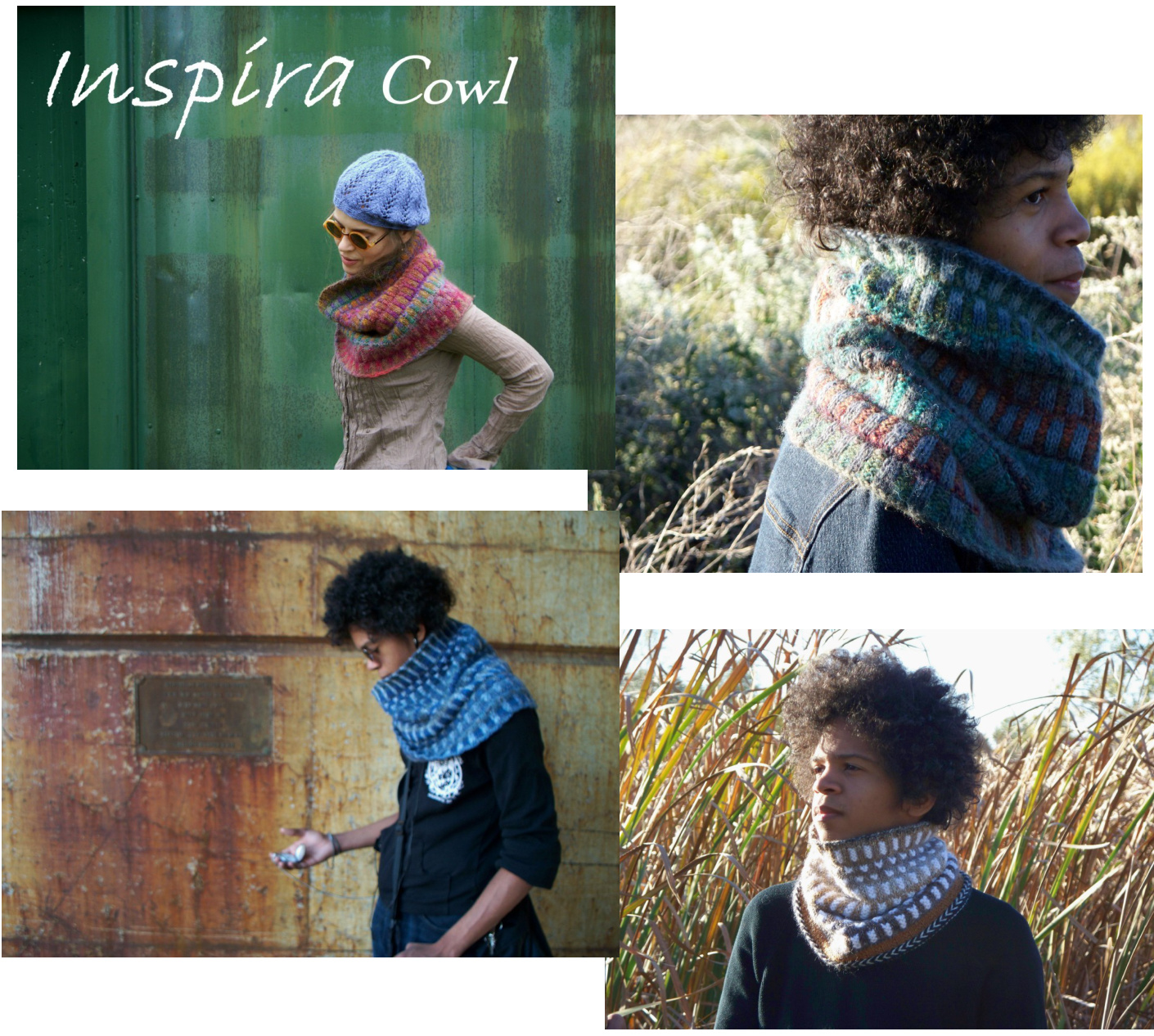 Inspira Cowl Pattern: Staggered Corrugated Rib Knitting Designs with Multiple Versions and Tips pattern preview