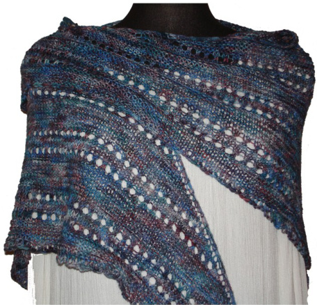 KJSS Triangle Shawlette Pattern: A Simply Satisfying Crochet Project for All Skill Levels pattern preview