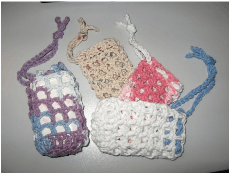 Crocheted Soap Sack Pattern by Simple Knits: Quick DIY Project for a Practical Skin Scrubber pattern preview