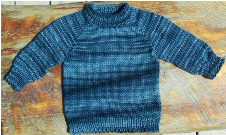 From the Top Mock Turtleneck Knitting Pattern for Babies by Amy Thompson - A Comprehensive Guide pattern preview