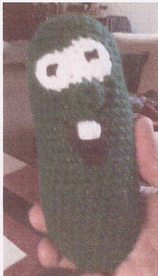 Crocheted Larry the Cucumber from Veggietales: Pattern and Tutorial for a Beloved Character pattern preview