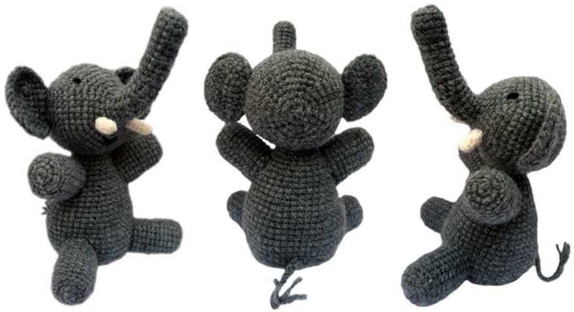 Crochet Pattern for Trumpy the African Elephant Amigurumi Toy, Including Detailed Instructions and Materials List pattern preview