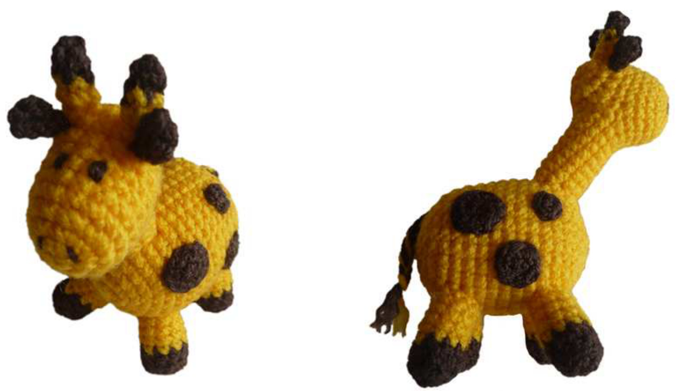 Amigurumi Giraffe Crochet Pattern by Claire Sibley - Original Design for Personal Use and Gift Giving pattern preview