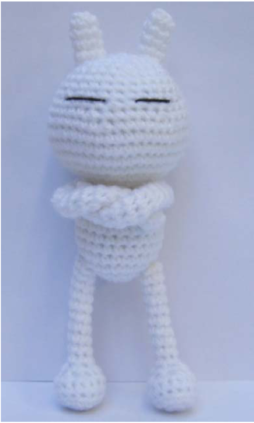 Kostenlose Amigurumi-Hakelanleitung für Tuzki von Sayjai - Deutsche Übersetzung von Andrea Gaida pattern preview