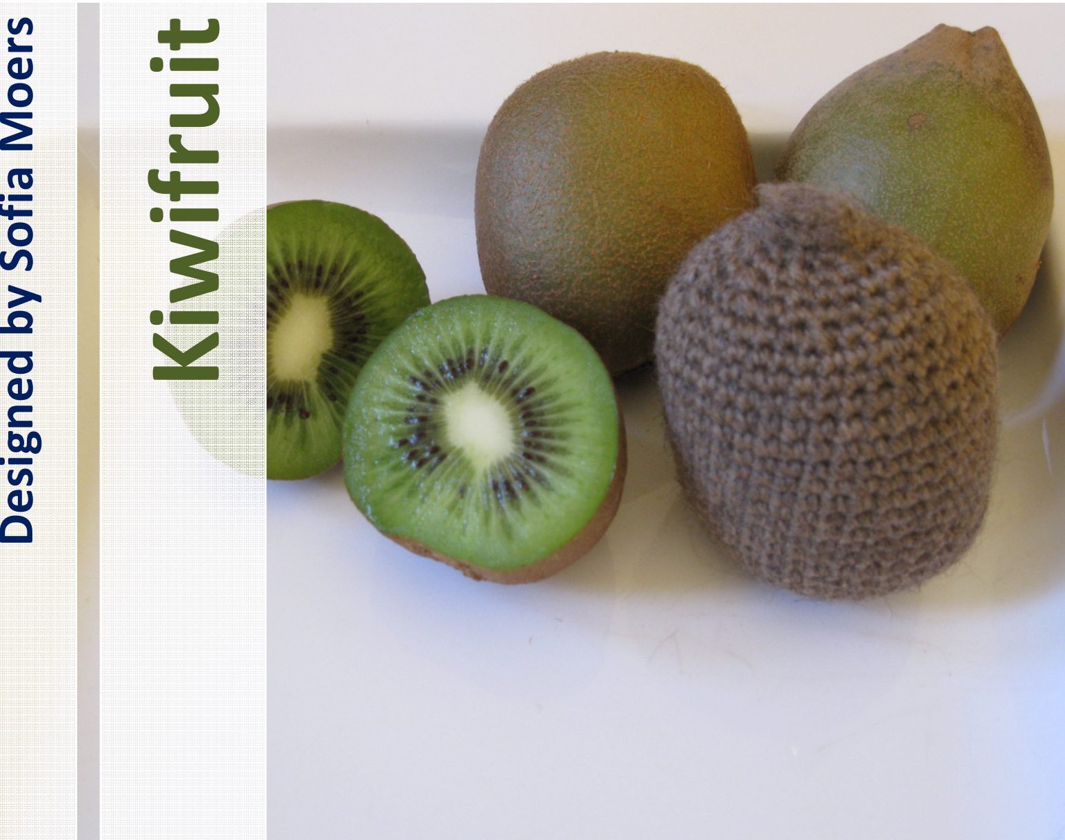 Amigurumi Kiwifruit Pattern for Handmade Crafting and Personal Use with Specific Yarn and Hook Requirements pattern preview