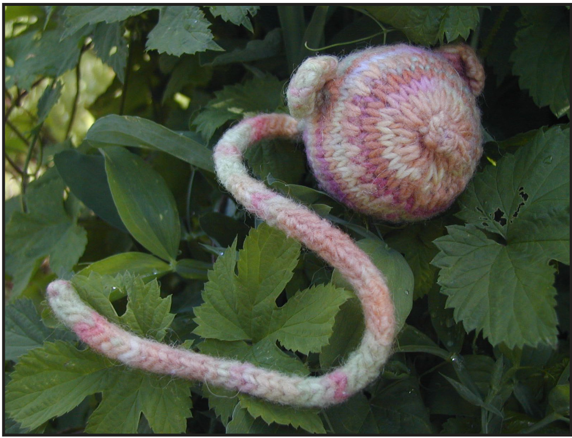 Well-Fed Mouse Knitting Pattern by Girl Freitag's Garden: A Felted Cat Toy Design with Detailed Stitch Guide and Felted Finishing Tips pattern preview