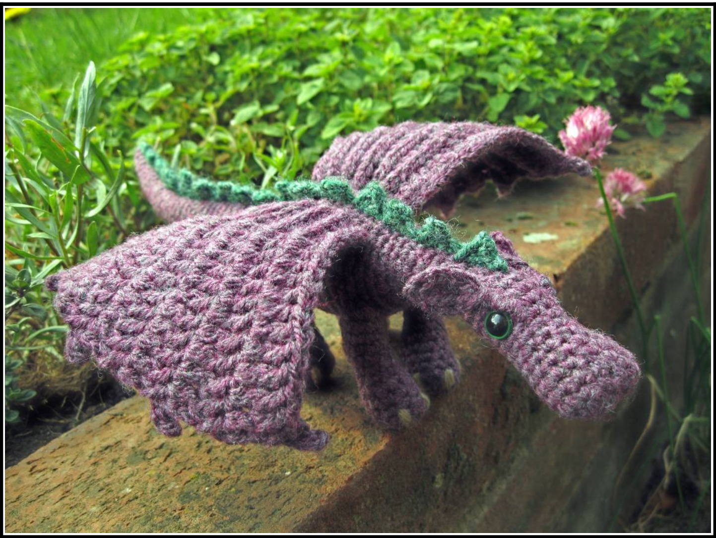 Modèle Gratuit d'Amigurumi: Petit Dragon Féroce en Crochet par Lucy Collin (Traduit en Français par FilACroche et Mimi 91) pattern preview