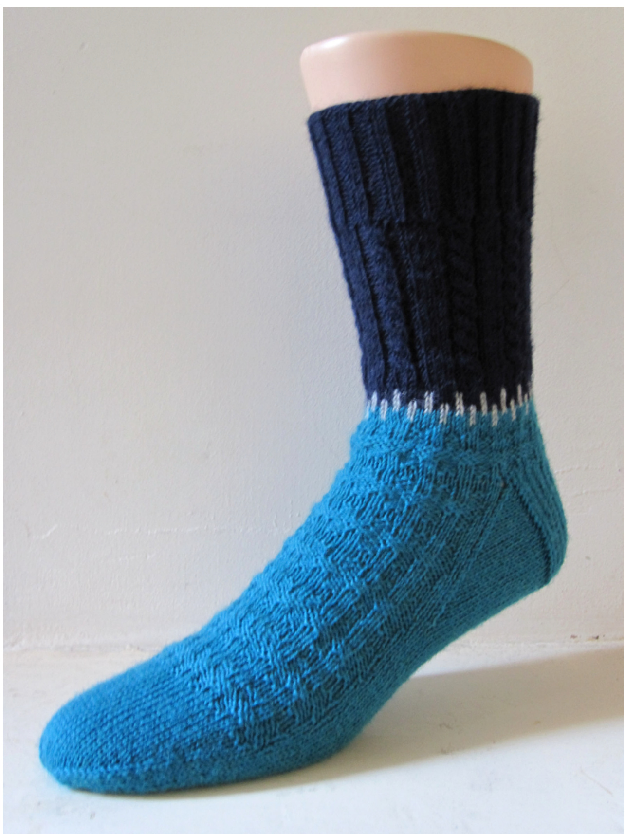 Victor Frankenstein Inspired Sock Pattern: A Knitting Guide with Variants and Cable Charts pattern preview