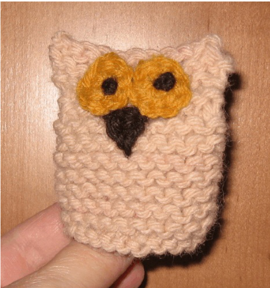 Lil' Hoot: A Simple Knits Design for Adorable Owl Toys and Beanbags pattern preview