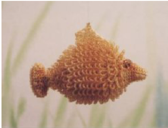 FIBERSPRCE Beaded Aquarium Series: Fantasy Fish P-17 Knitting Pattern with Beaded Techniques and Finishing Guidelines pattern preview