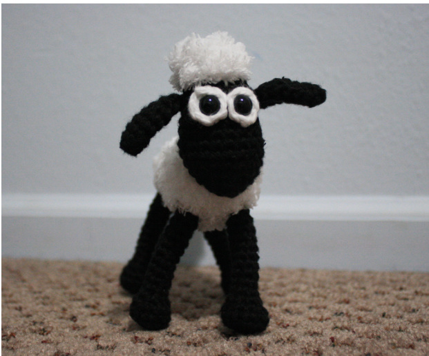 Crochet Pattern for Shaun the Sheep Amigurumi Toy by Christa Chung, 2012 - Detailed Step-by-Step Guide pattern preview