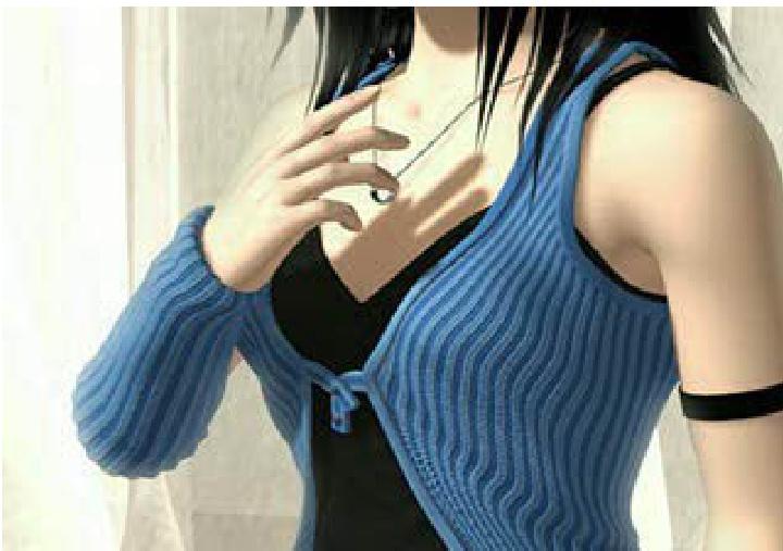 Rinoa Heartilly Duster Knitting Pattern with Bonus Arm Warmers Design Inspired by Final Fantasy pattern preview