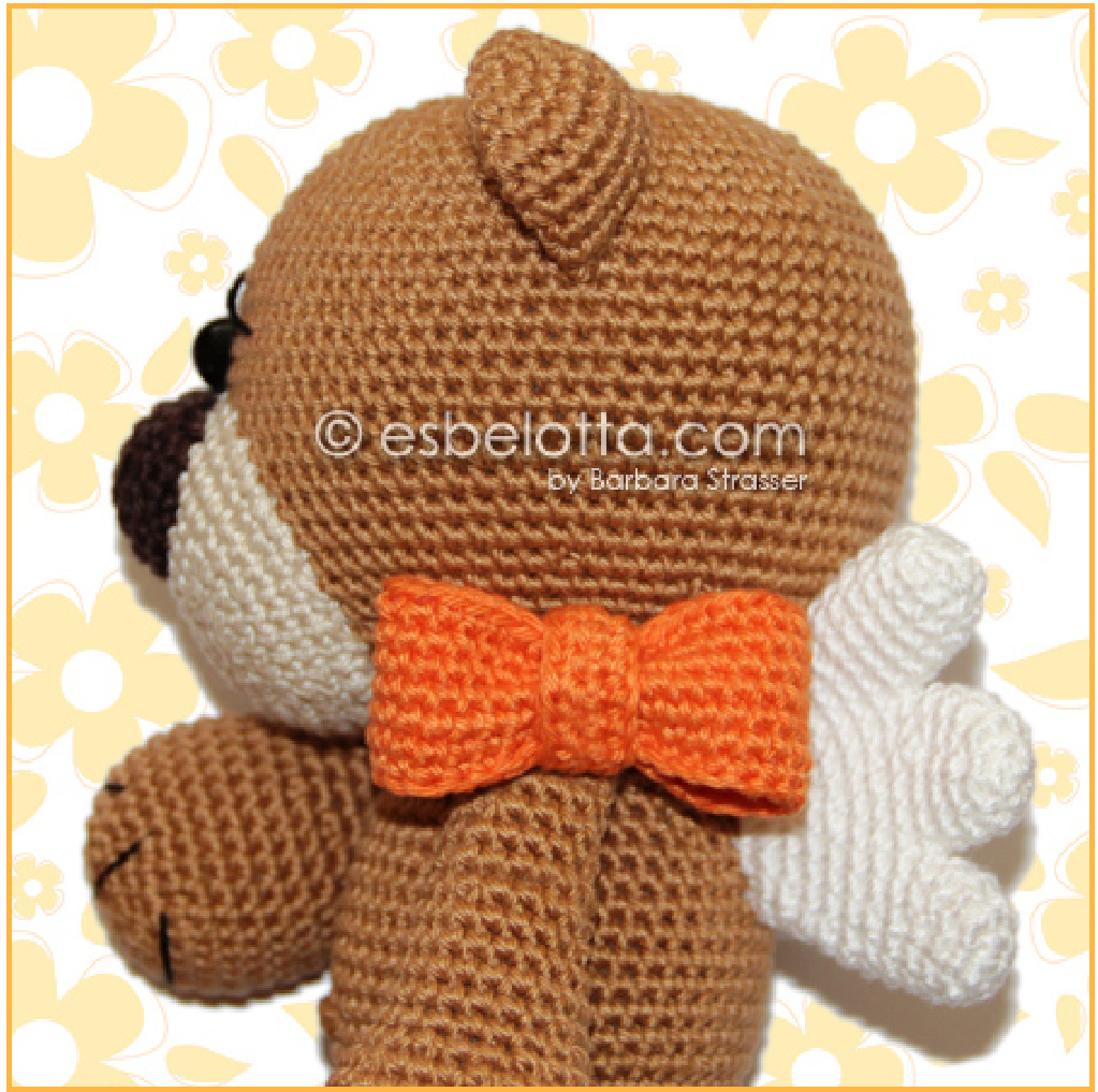 Free Amigurumi Crochet Pattern: Decorative Bow by Barbara Strasser (Easy Skill Level, Single Crochet) pattern preview